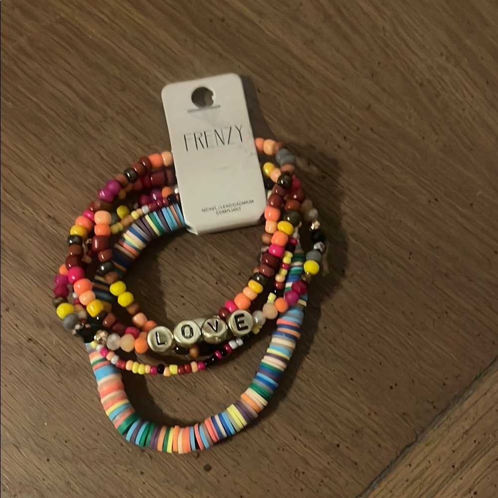 Multicolor Beaded Bracelet Set